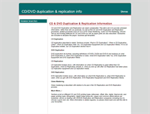 Tablet Screenshot of cd-dvd-duplication-replication.info